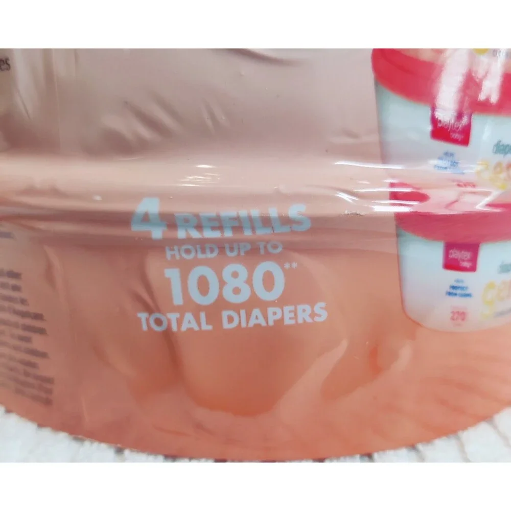 Playtex Baby Diaper Genie Clean Odor Lock Laundry Scent Refills 1080ct - 4 pack